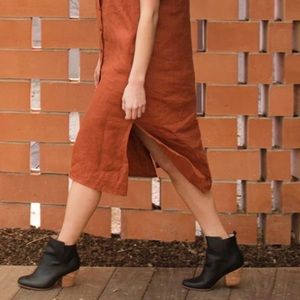 Fortress of Inca Ani boots hand crafted Black Leather